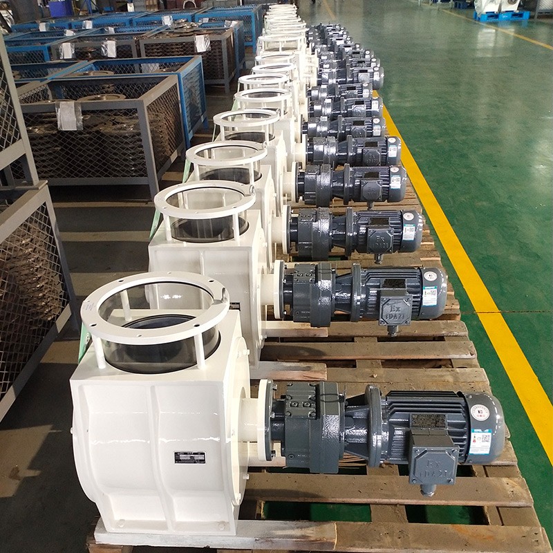 Rotary Airlock Feeder Discharge Valve Feeding System Cast Iron Accept Customization