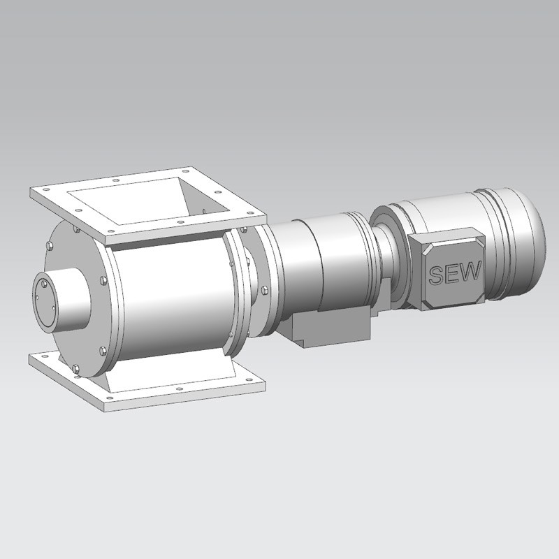 Square Flange Flow Control Uniform Discharge Stainless Steel Valve Accept Customization