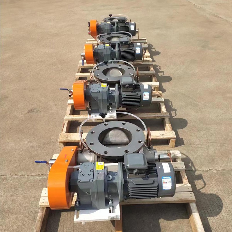 High Temperature Cooling Material Conveying Rotary Control Valve Accept Customization