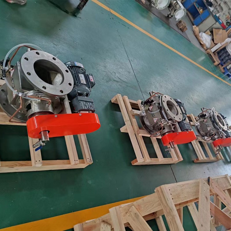 High Temperature Cooling Material Conveying Rotary Control Valve Accept Customization